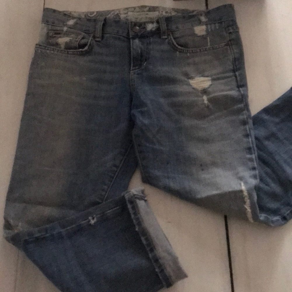 Joe’s distressed jeans